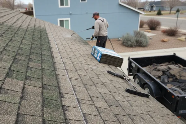Algae, Moss & Lichen Shingle Roof Cleaning in Boise, Idaho